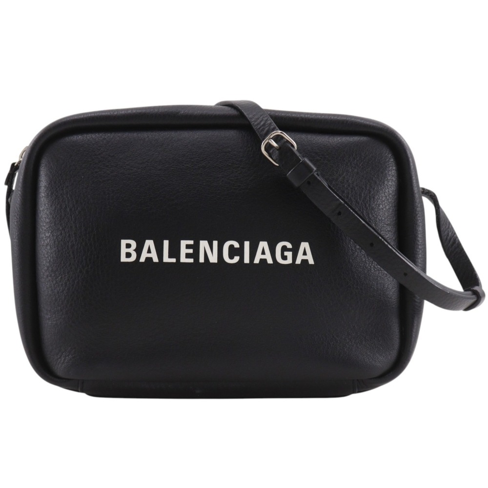 Balenciaga Everyday Camera Bag Shoulder 489812 Leather Black Crossbody camera...